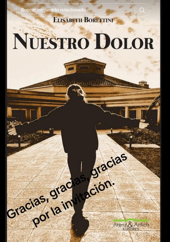 Tapa del libro Nuestro Dolor, de Elisabeth Borettini